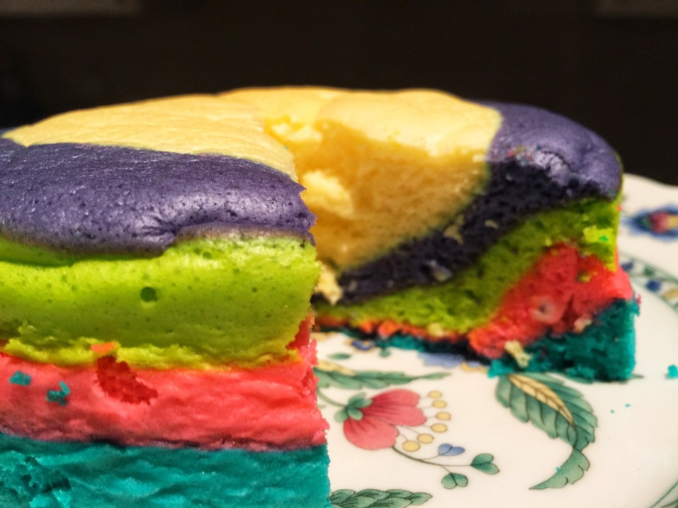 彩虹轻乳酪蛋糕