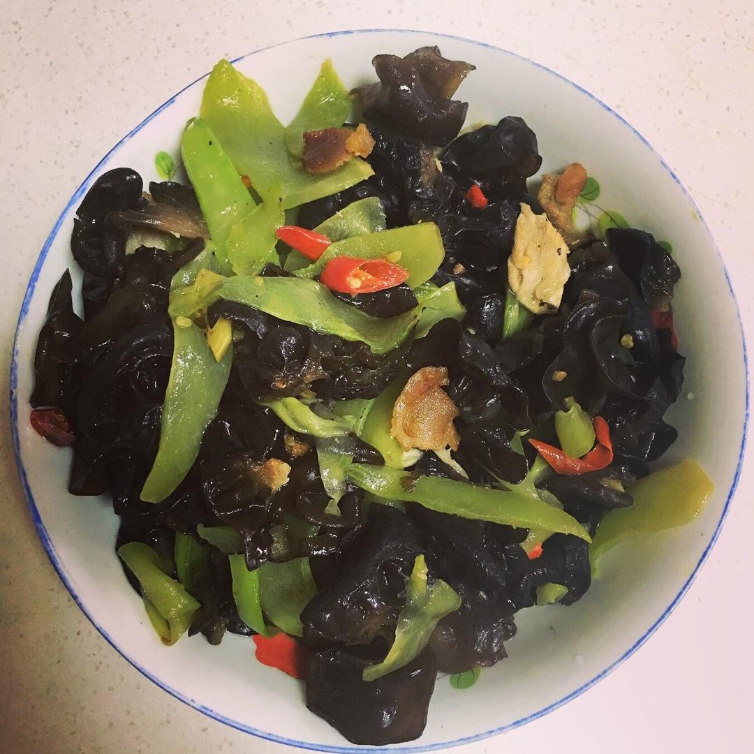 莴笋炒肉