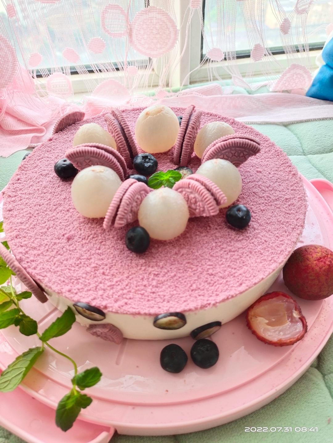 慕斯中的最爱！酸甜清爽酸奶乳酪抹茶慕斯（樱花奥利奥版）8寸