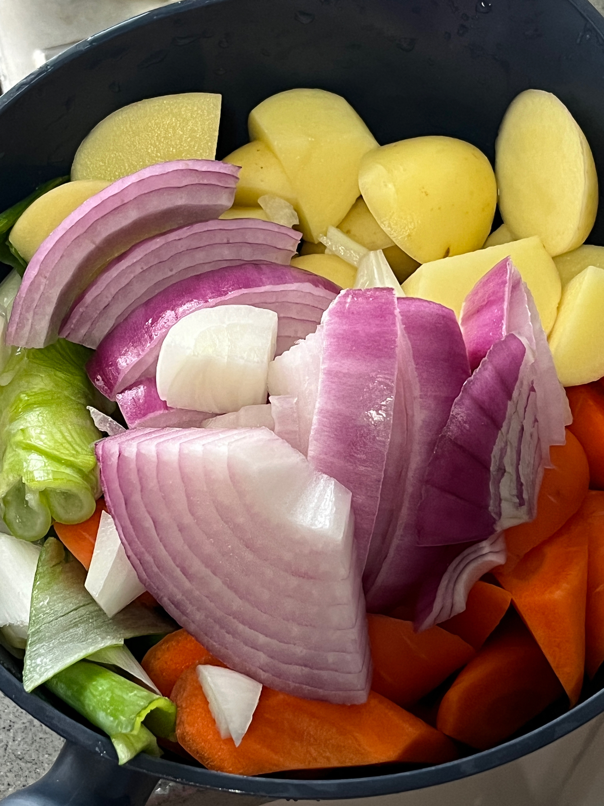 土豆西红柿牛腩 盖浇饭版（电压锅高压锅版）的做法 步骤3