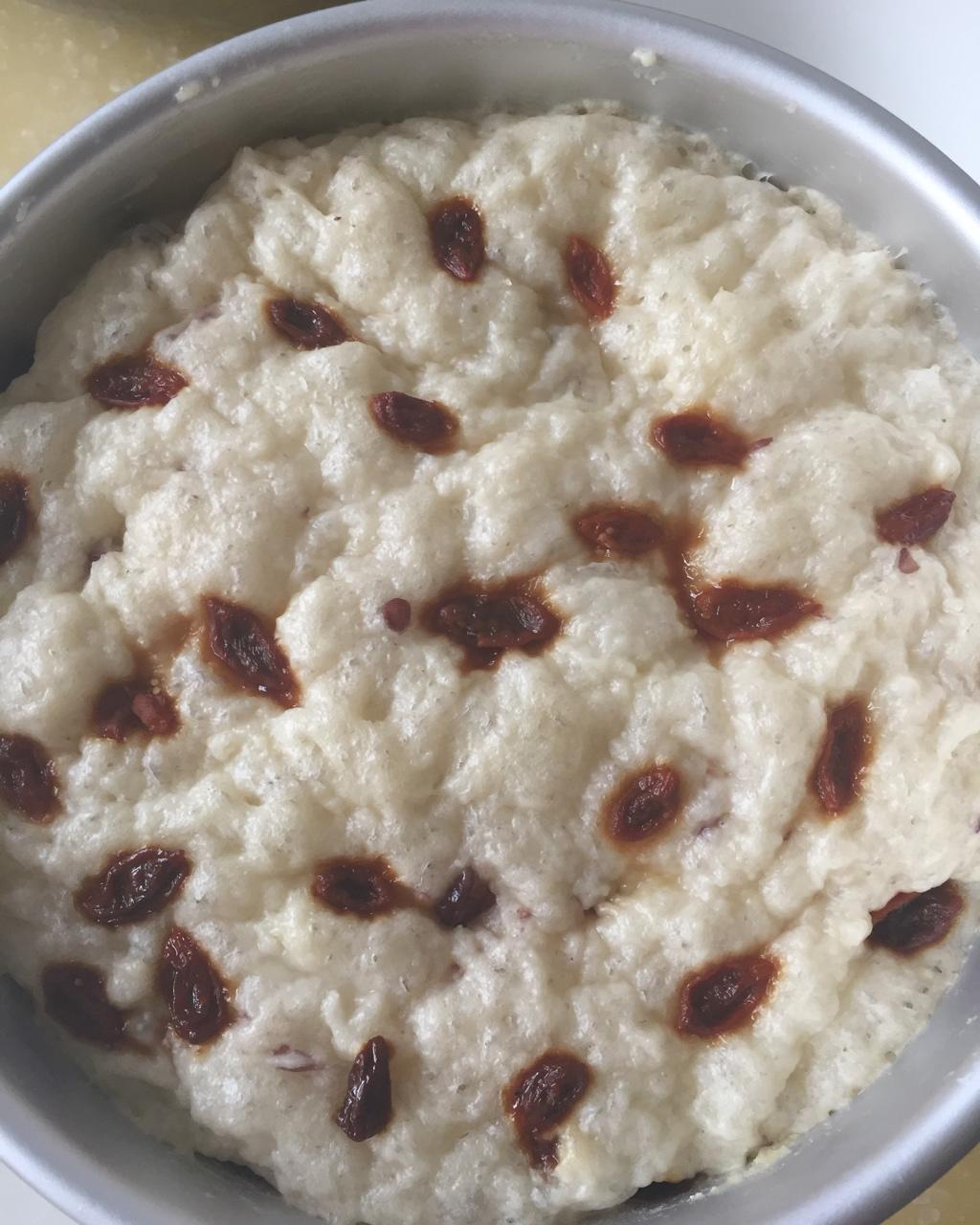 牛奶葡萄干发糕 超级简单