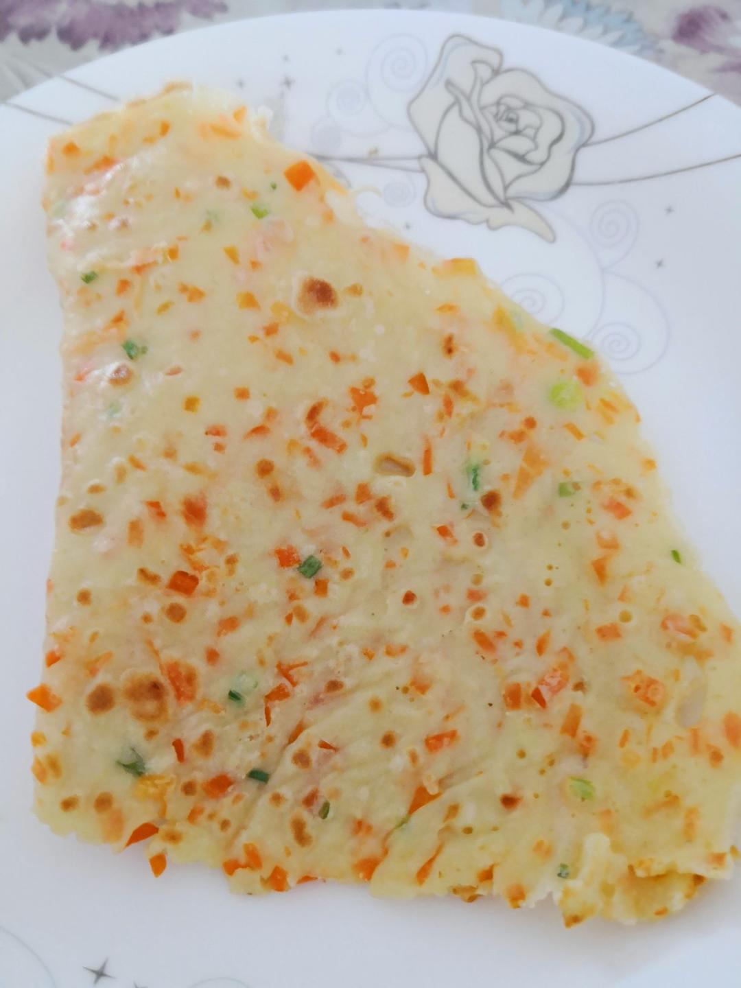 简单快手蔬菜鸡蛋煎饼