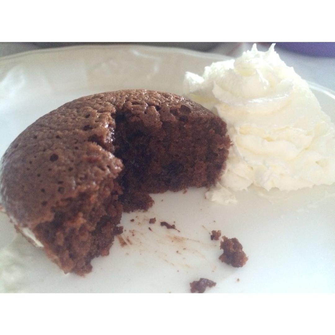 莫尼卡美食厨房：爆浆巧克力蛋糕