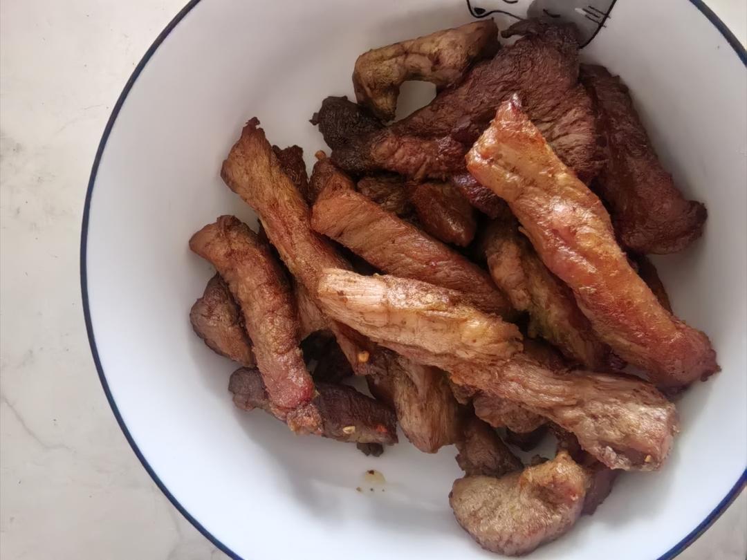 猪肉干（油炸）