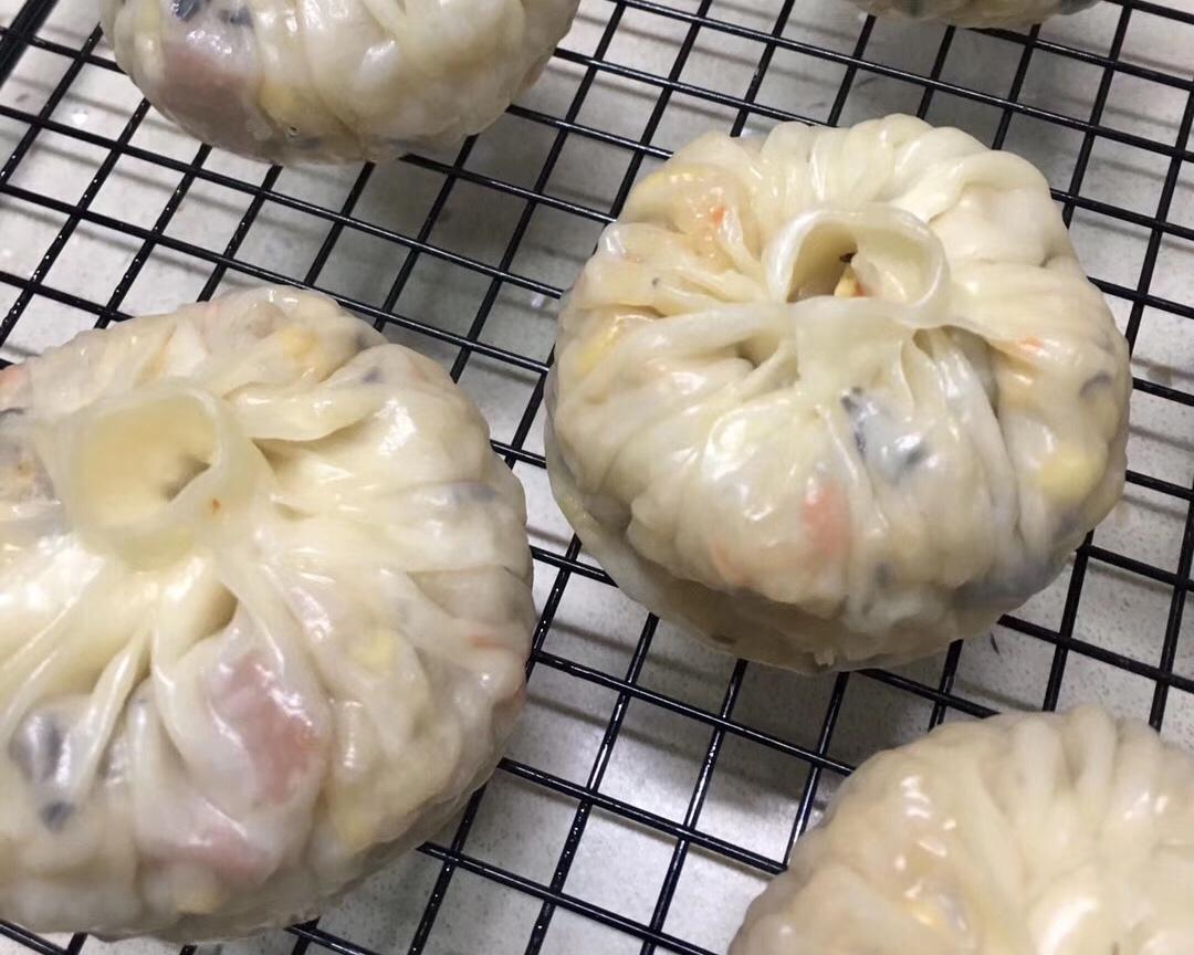 一口暖心水晶饭包子的做法