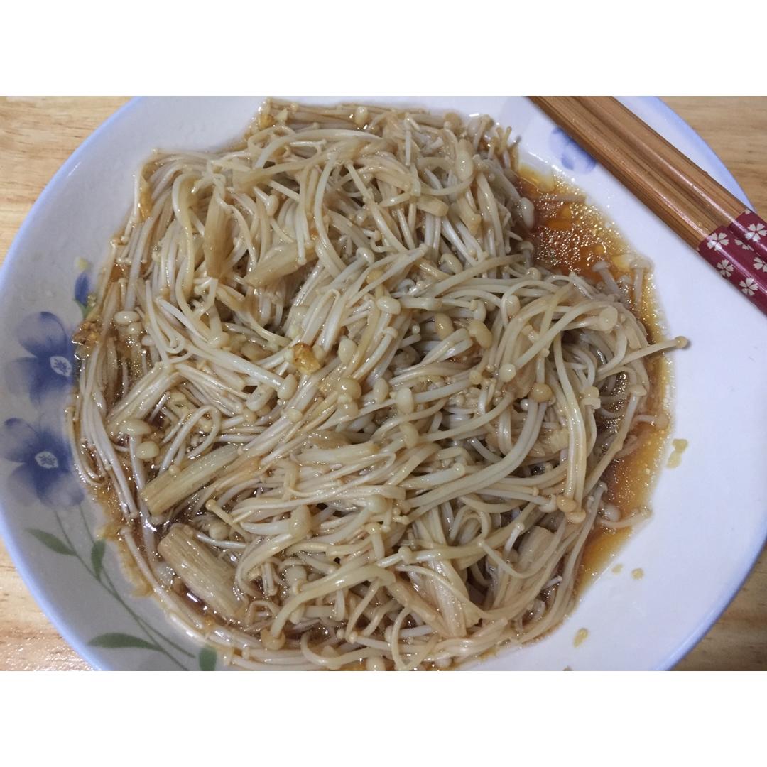 蒜蓉蒸金针菇