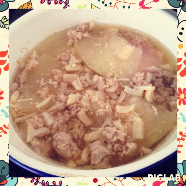 肉沫瑶柱蒸冬瓜