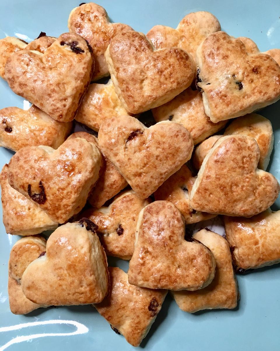 快手淡奶油蔓越莓司康（零失败）