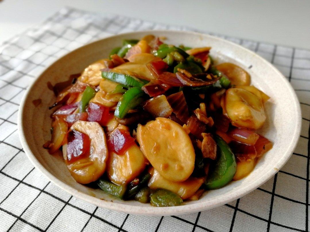 洋葱遇到杏鲍菇