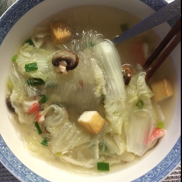 白菜粉丝汤