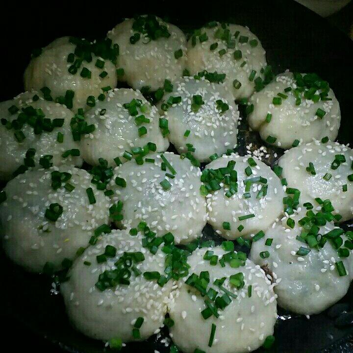 迷你生煎仔-鲜美油渣荠菜馅