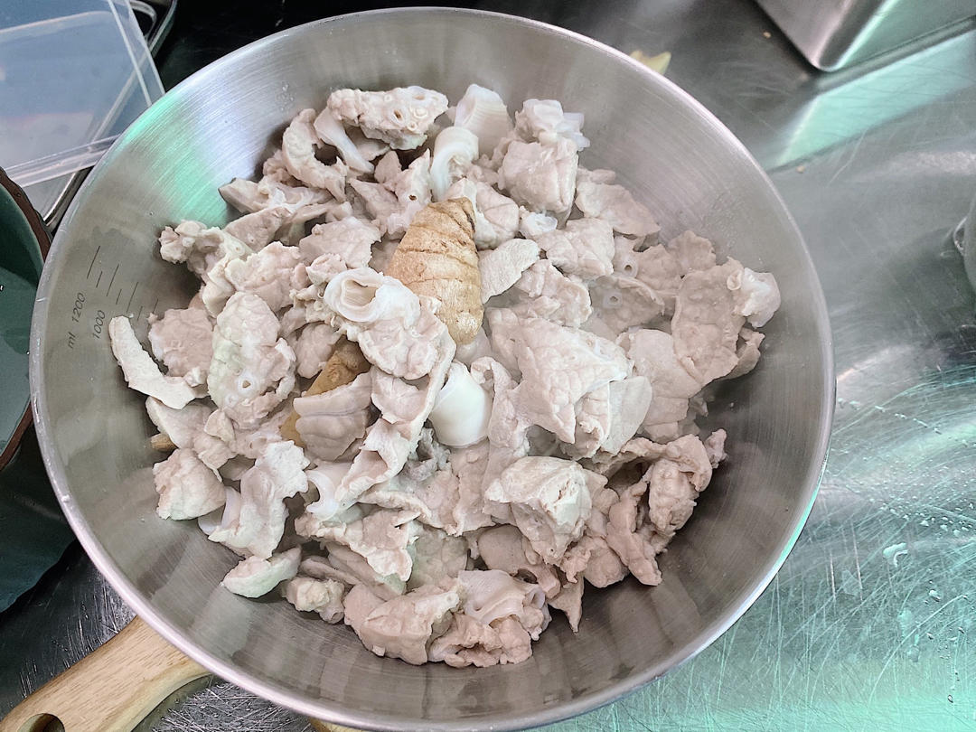 怎么洗猪肺/心肺