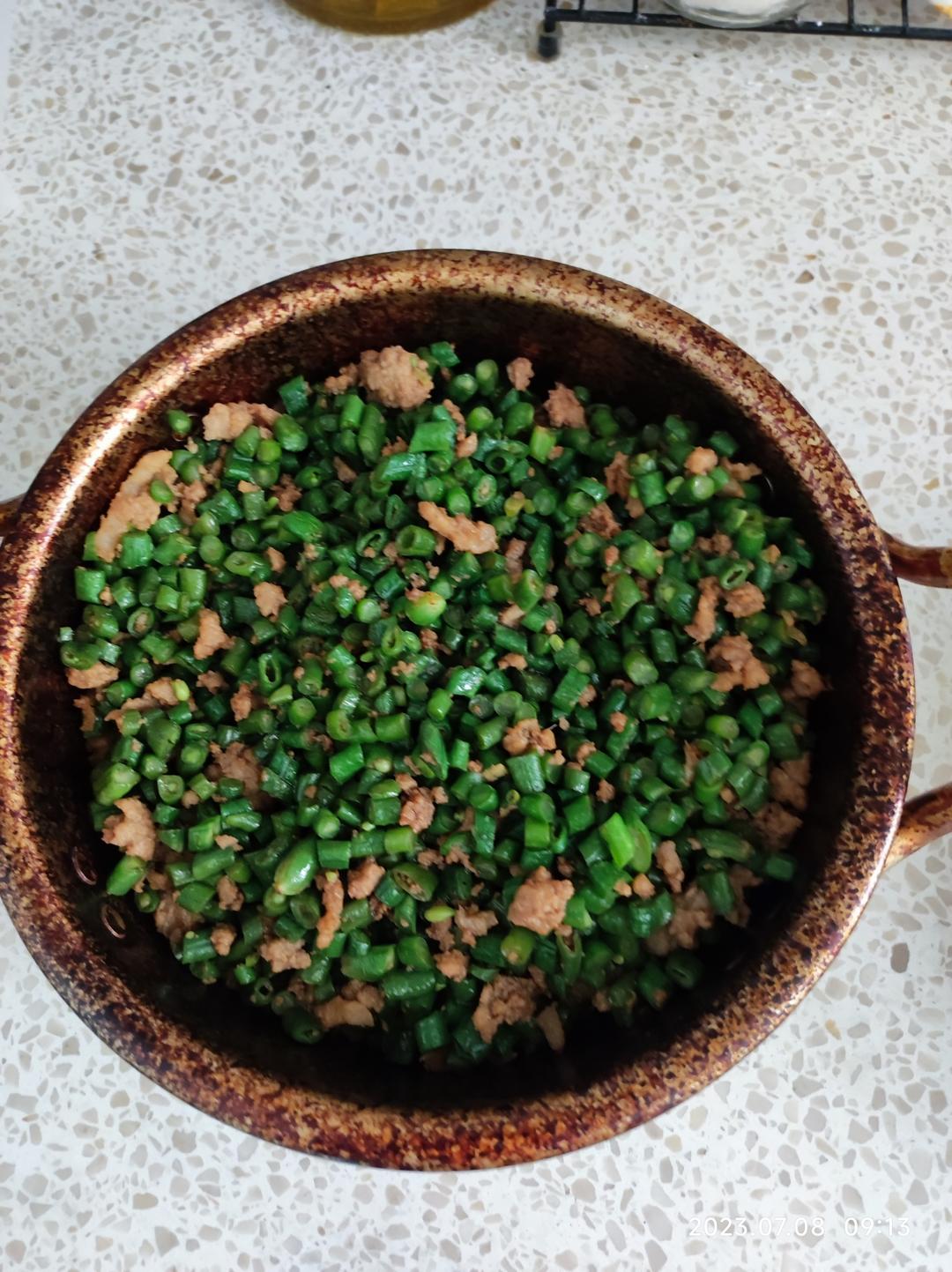 长豆角肉包子馅