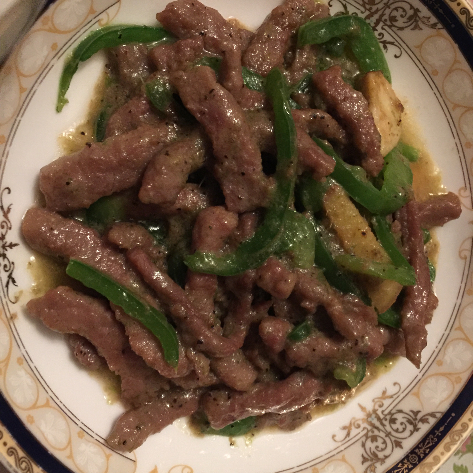 黑椒牛柳