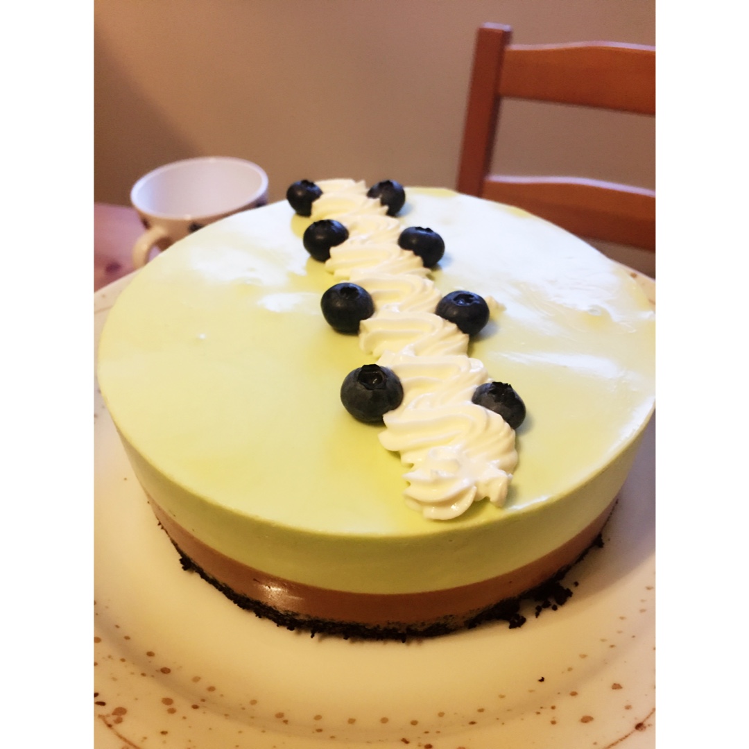 巧克力抹茶慕斯蛋糕