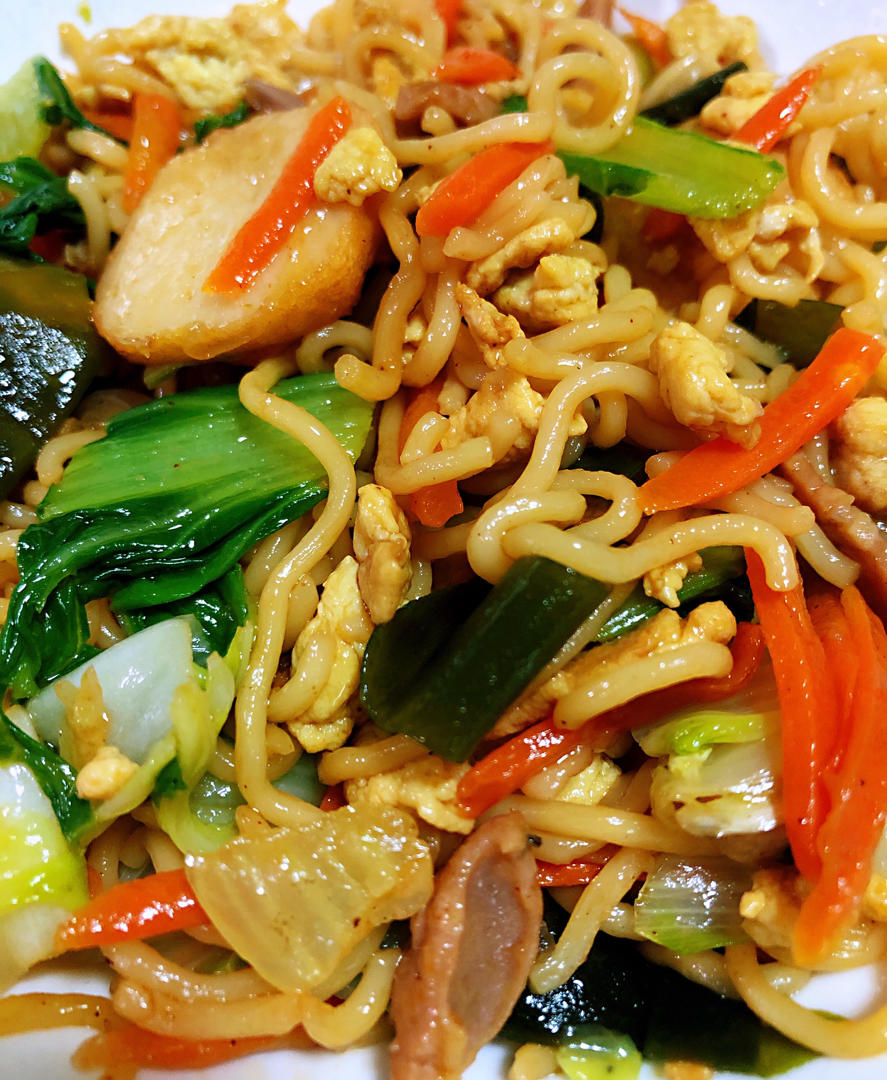 炒方便面￨幸福感爆棚