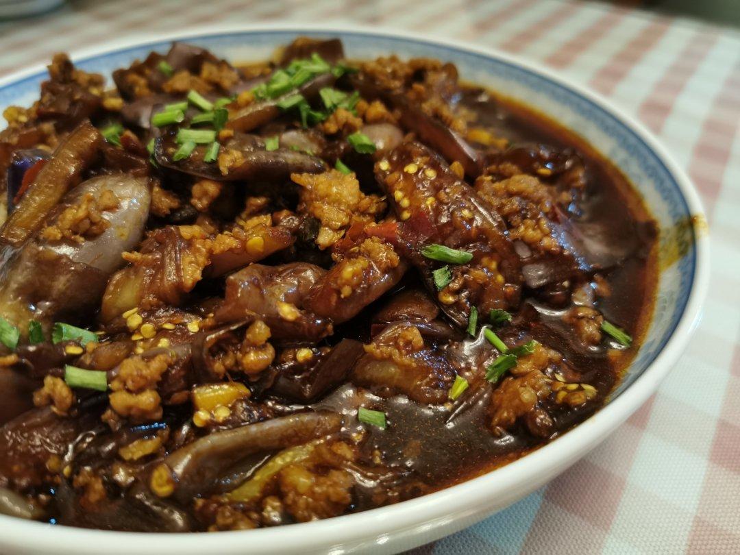 红烧肉沫茄子