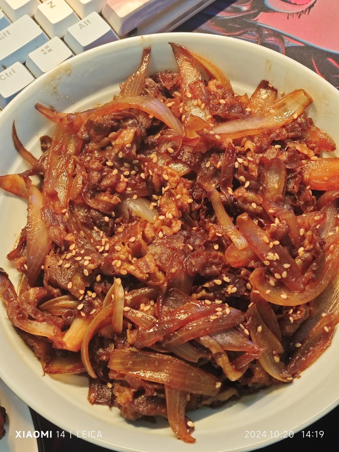 洋葱孜然羊肉片