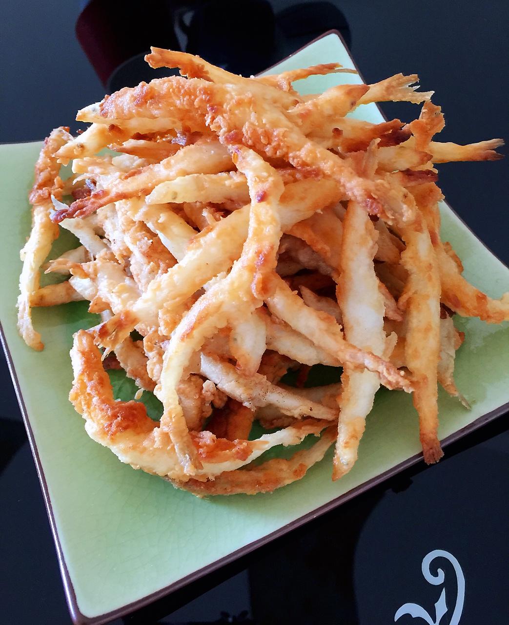 昊天妈咪的小厨房做的香煎银鱼