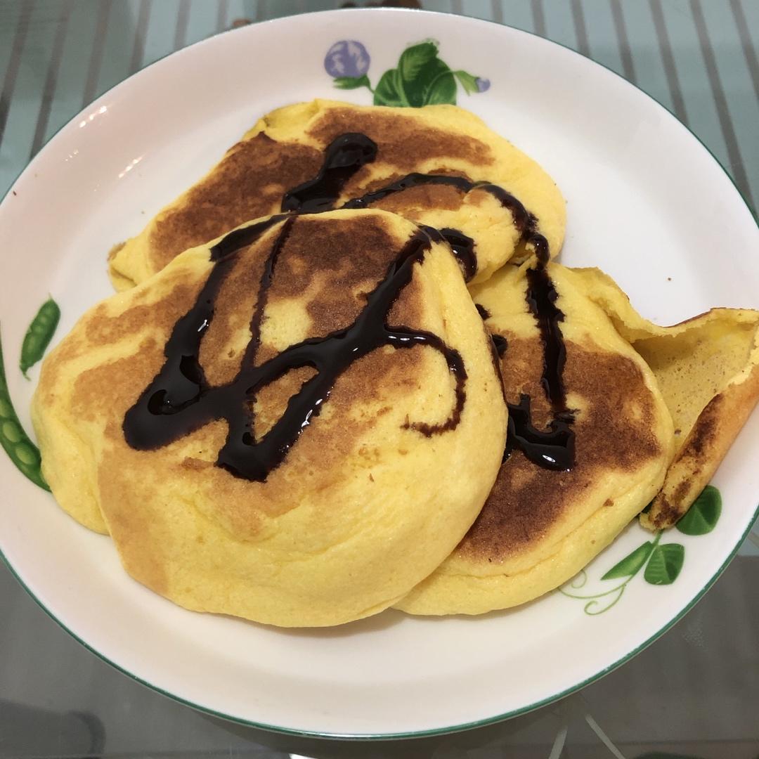 平底锅版舒芙蕾松饼
