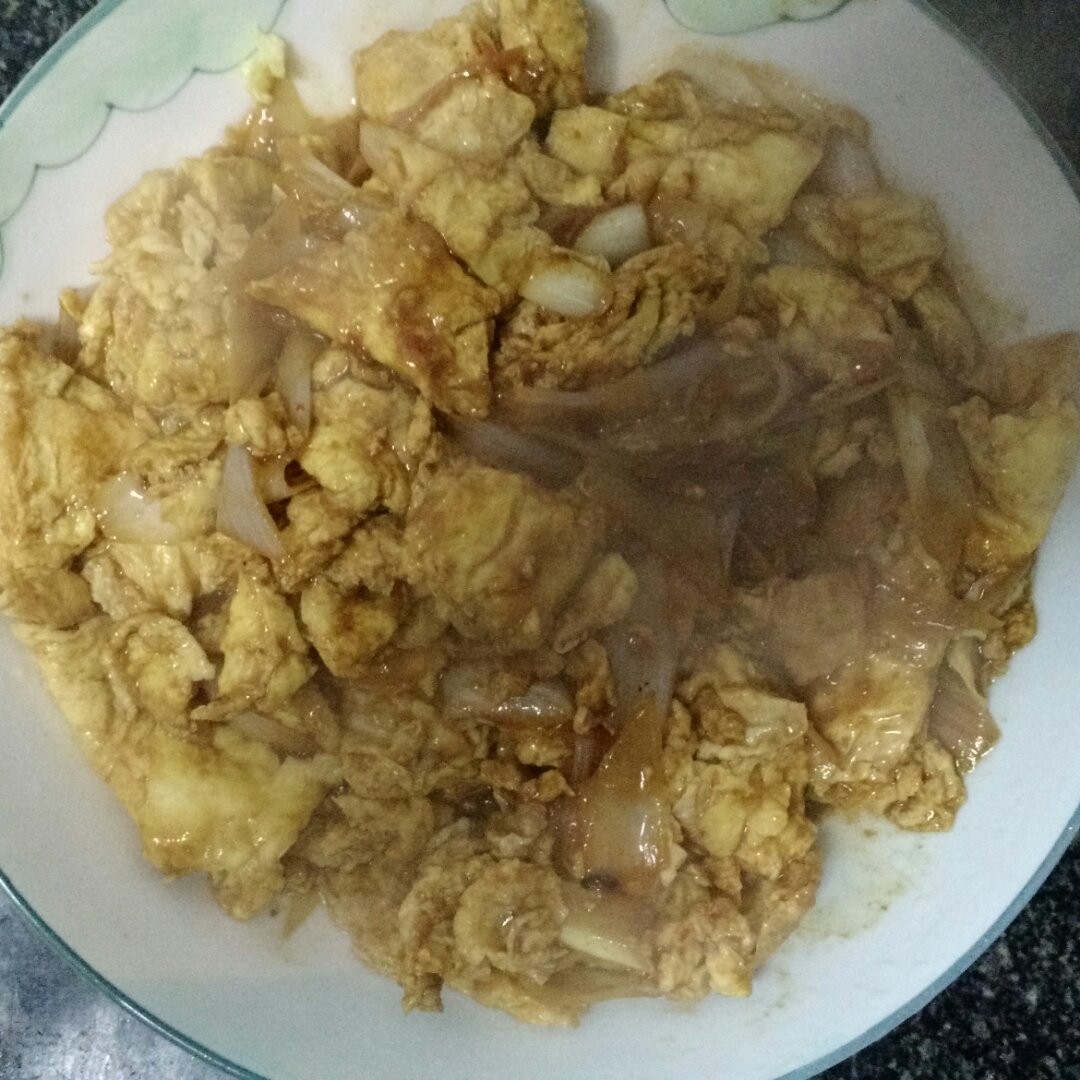 大酱炒鸡蛋（超级下饭菜）