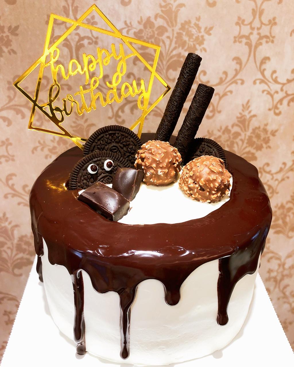 蛋糕淋面之一：甘那许淋面（详细解答淋面太稠的问题）