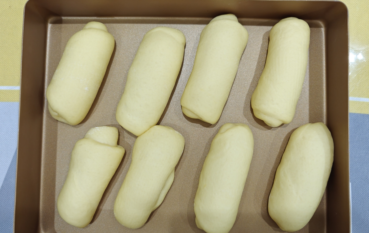 手揉版奶油面包的做法 步骤7