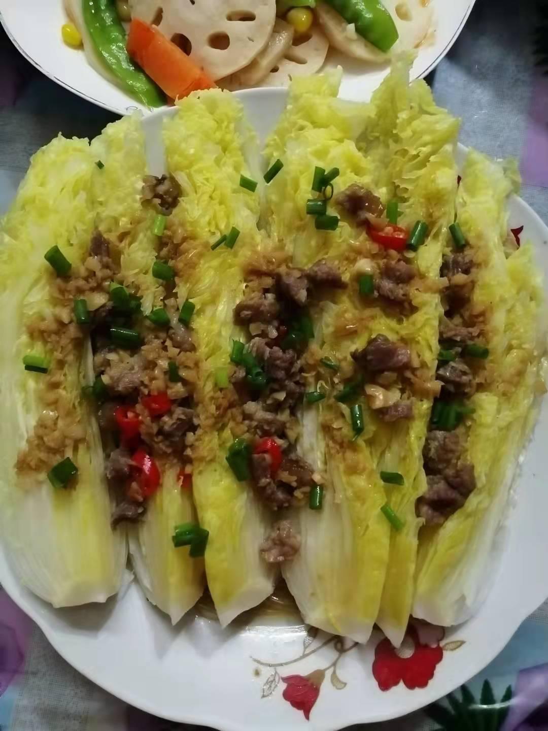蒜蓉粉丝娃娃菜