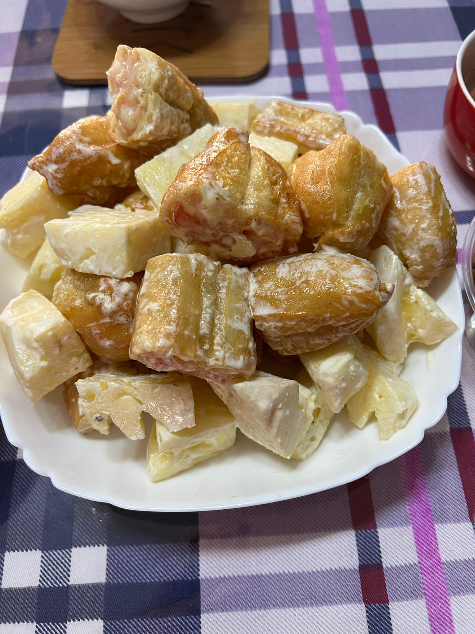 菠萝油条虾