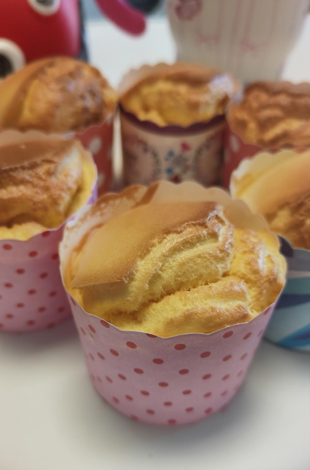 空气炸锅纸杯戚风蛋糕