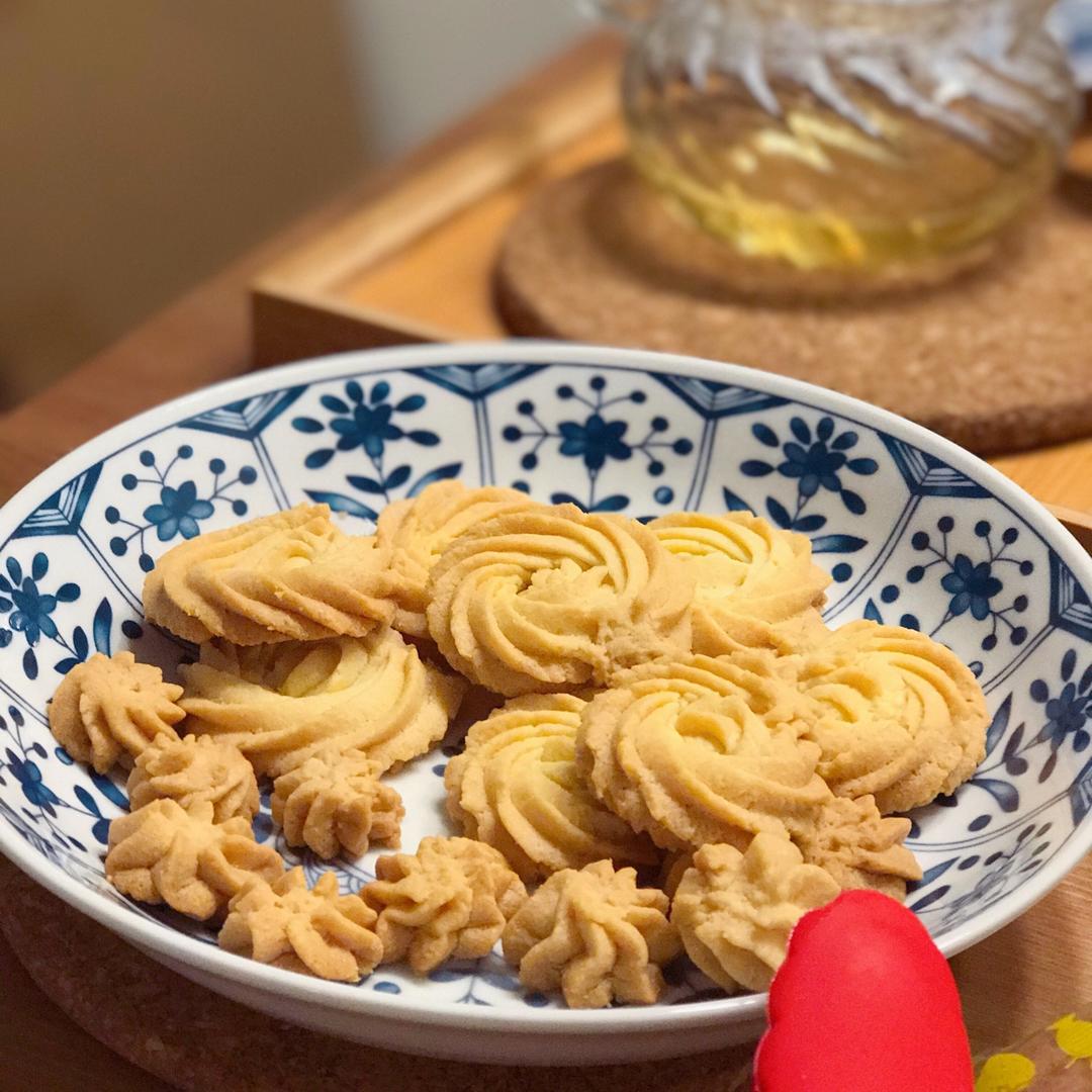 超级酥脆香甜不腻的黄油曲奇（易挤出&花纹不消失&0失败简单版）