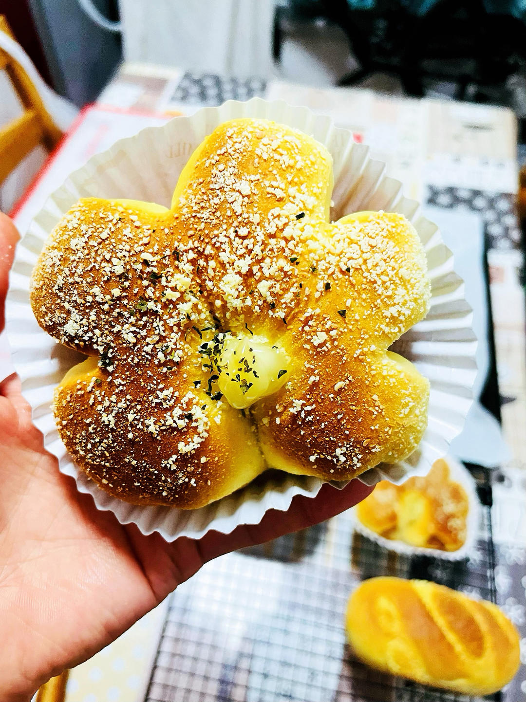 芝士火腿肠餐包