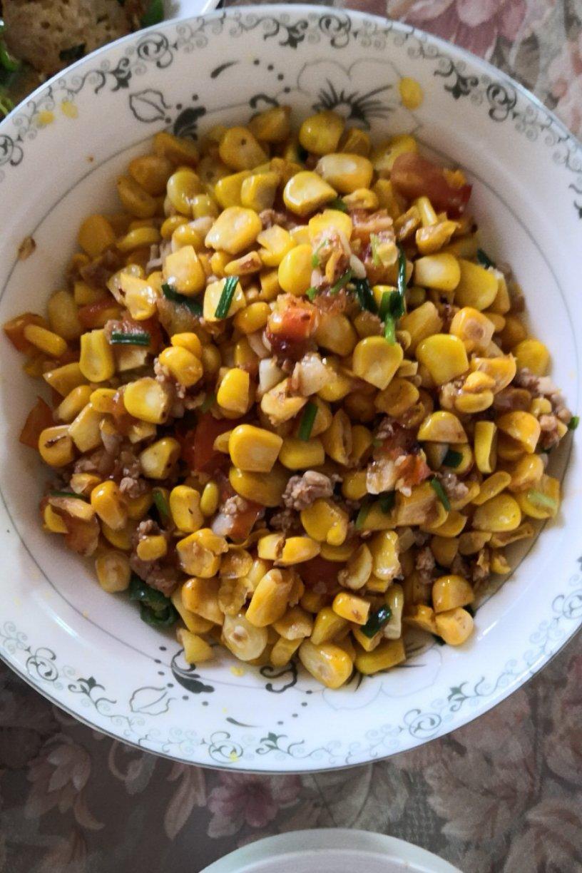 【玉米炒肉末【超级下饭的快手家常菜】图片】手机用