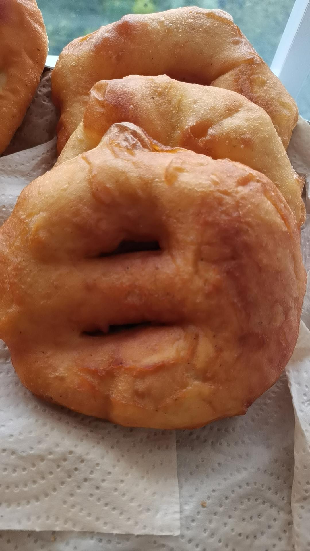 外酥内软「炸油饼」暄软好吃😋😋😋