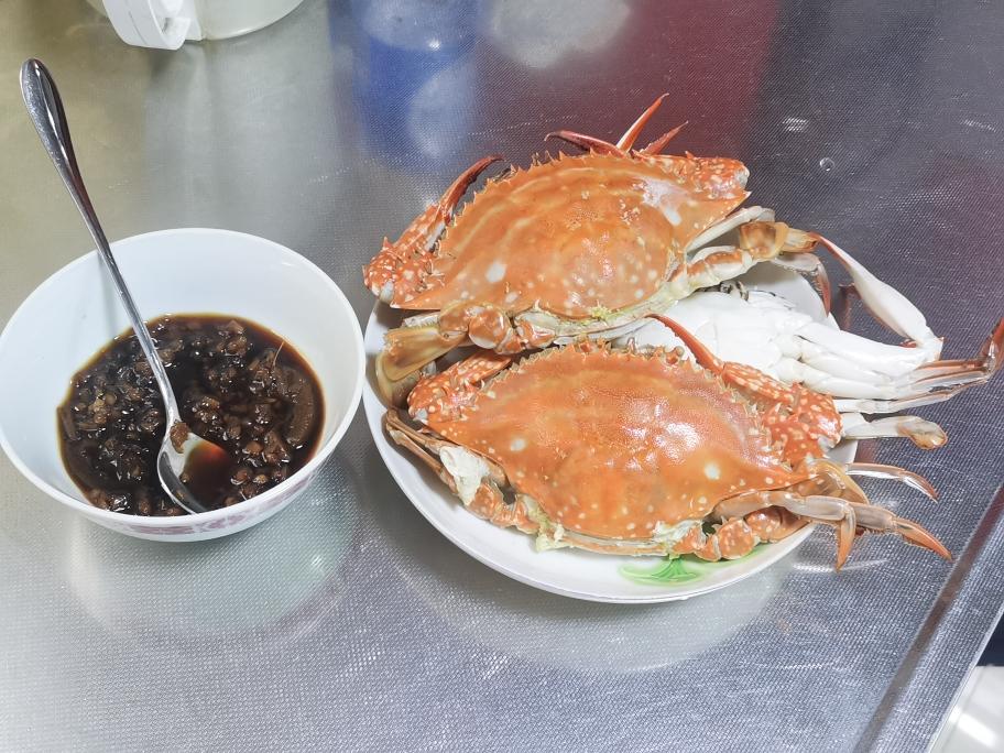 清蒸梭子蟹～海鲜的绝唱