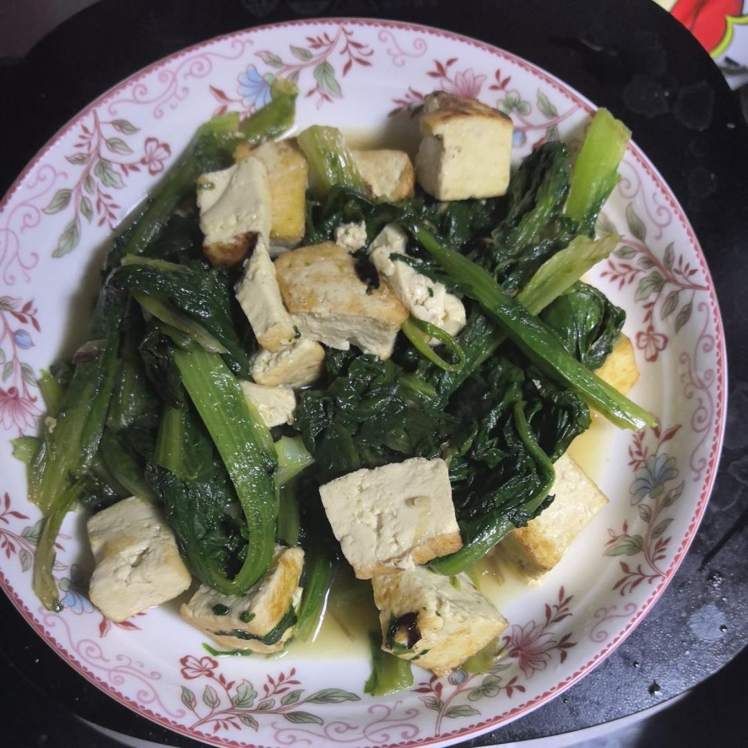 小白菜炖豆腐