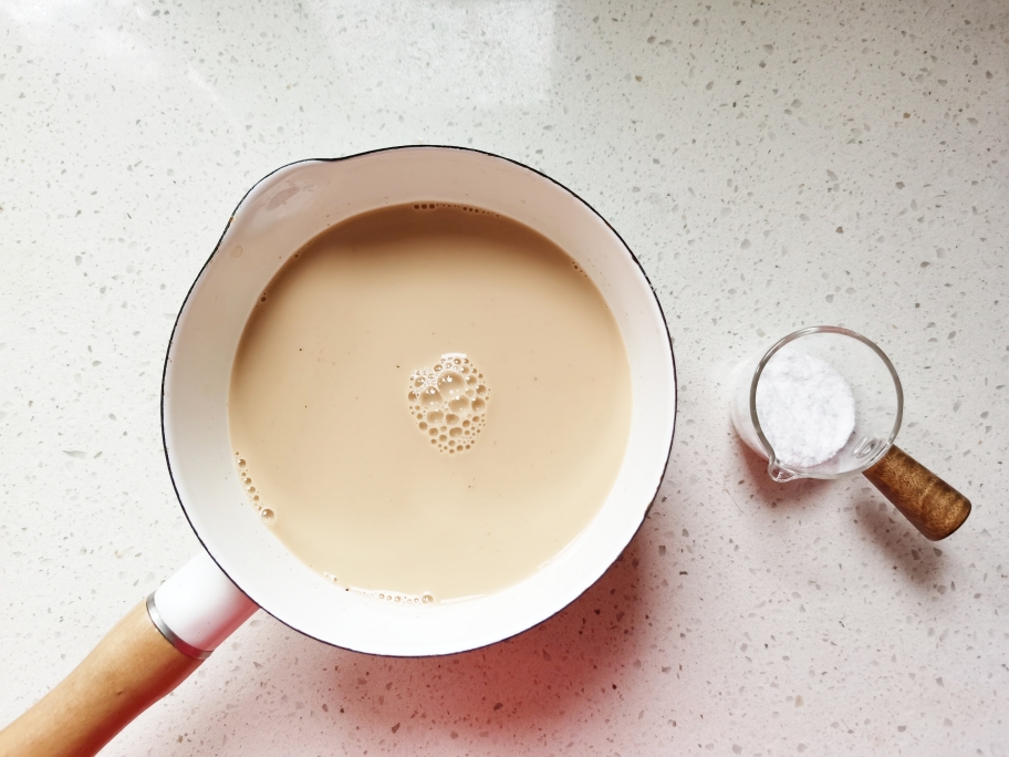 🔥软糯嫩滑爆好吃🌿港式白玉奶茶冻❗️解暑必备的做法 步骤5