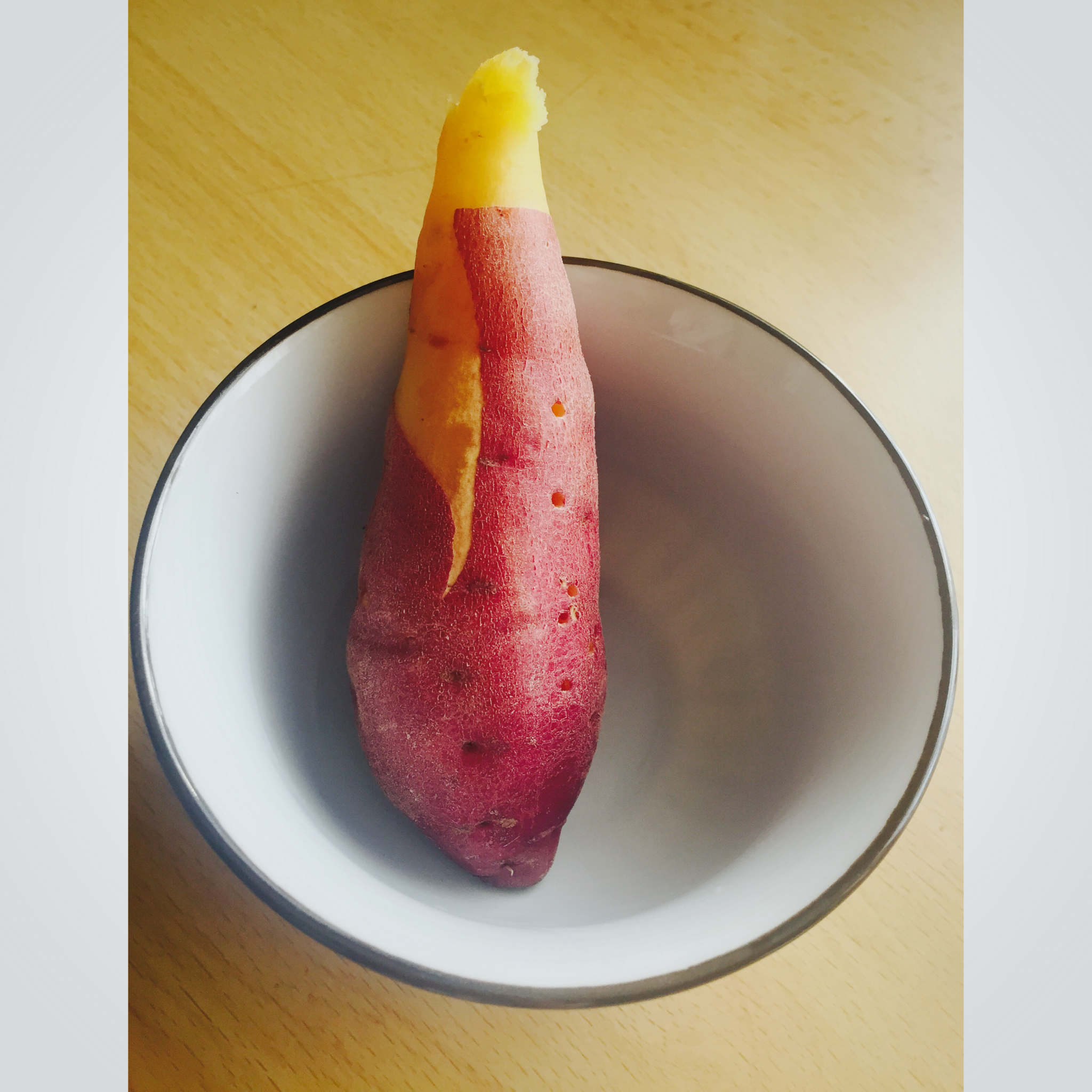 宿舍版 电饭锅烀红薯