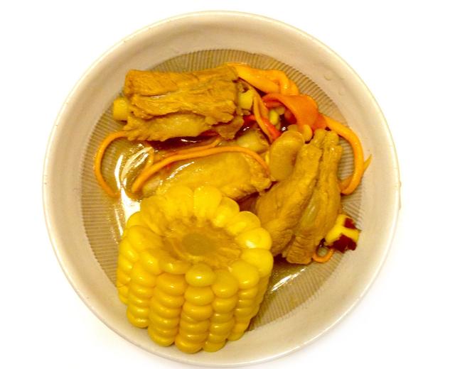 虫草花干贝玉米排骨汤
