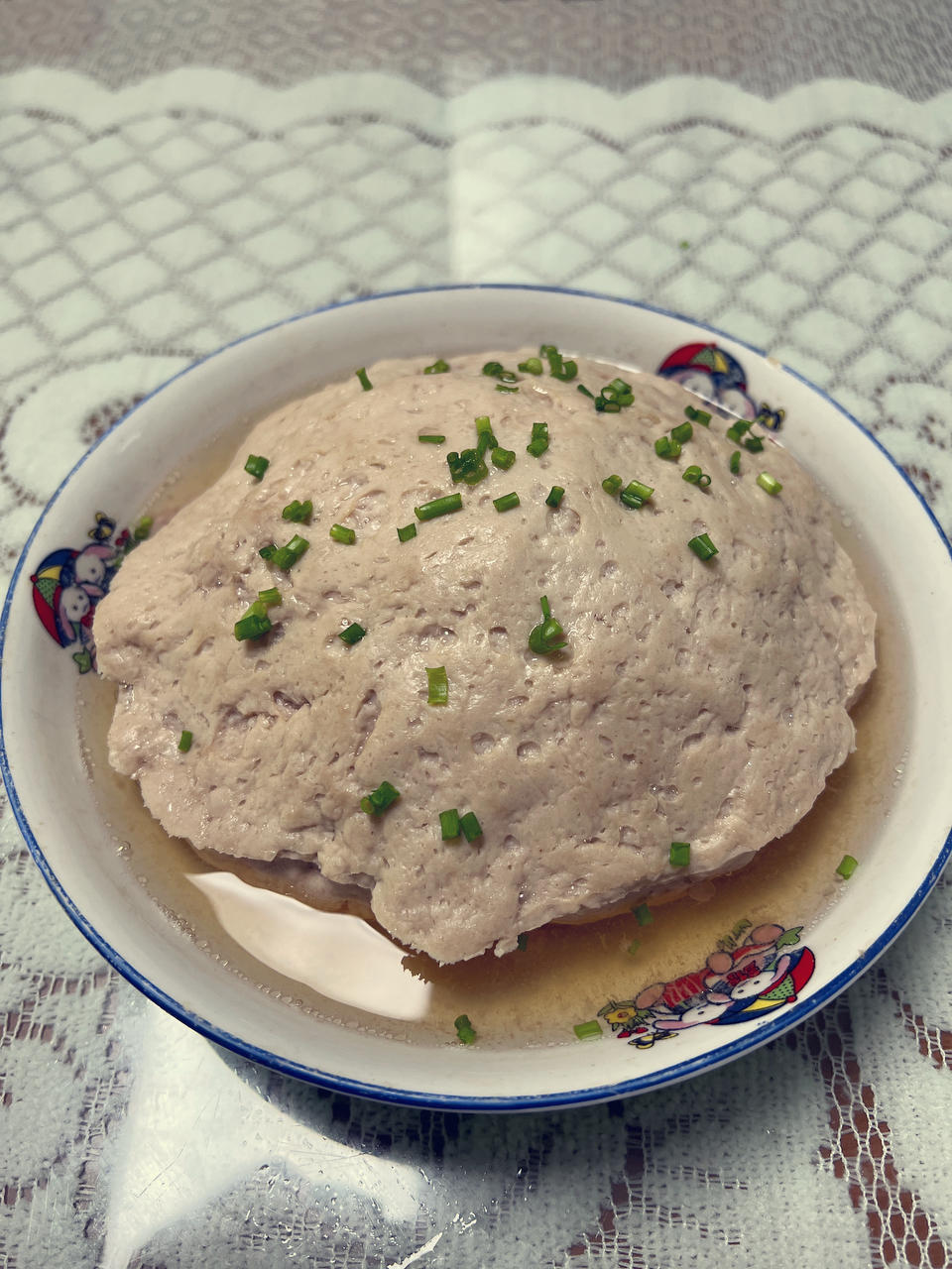 马蹄蒸肉饼（滑嫩鲜甜宝宝爱吃）