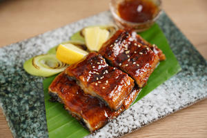 日式大阪烧+烧汁烤鳗鱼的做法 步骤18