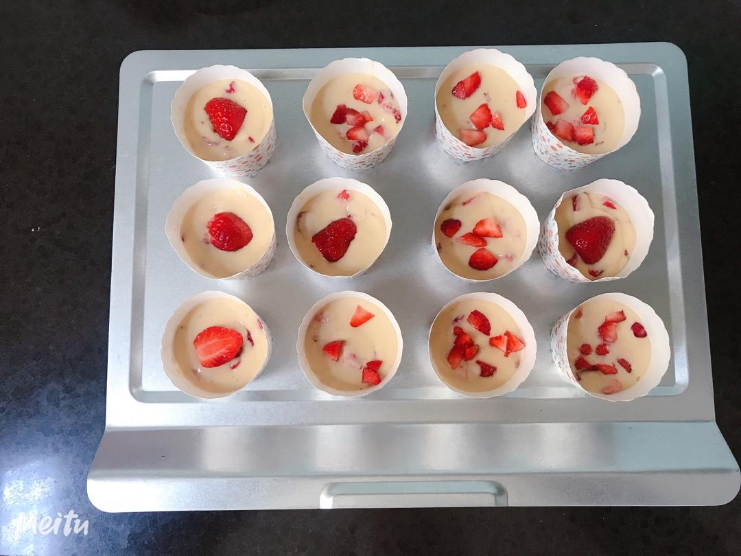 快手「蔓越莓马芬蛋糕」