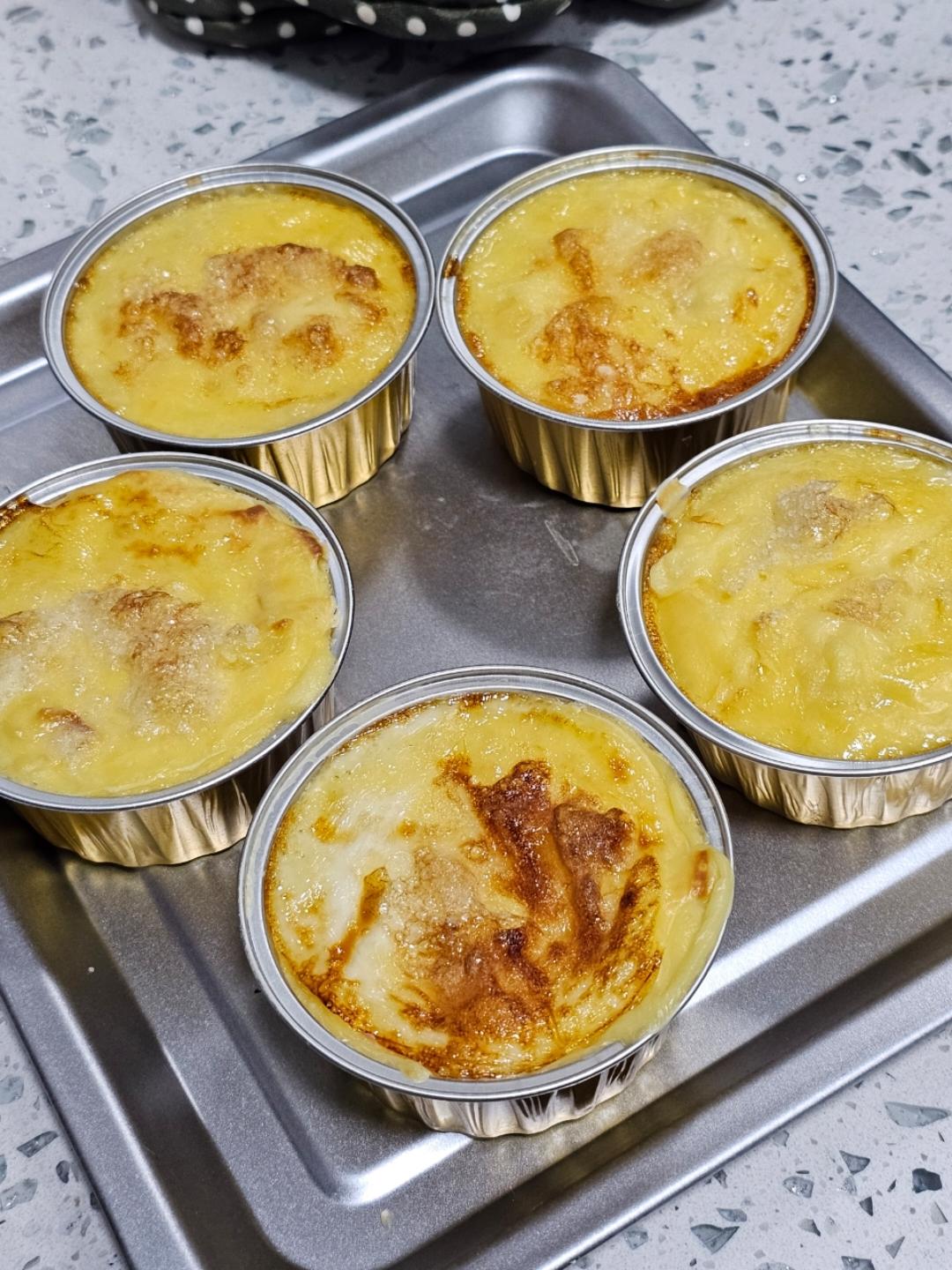 空气炸锅烤牛奶！外焦里嫩！好吃绝了！