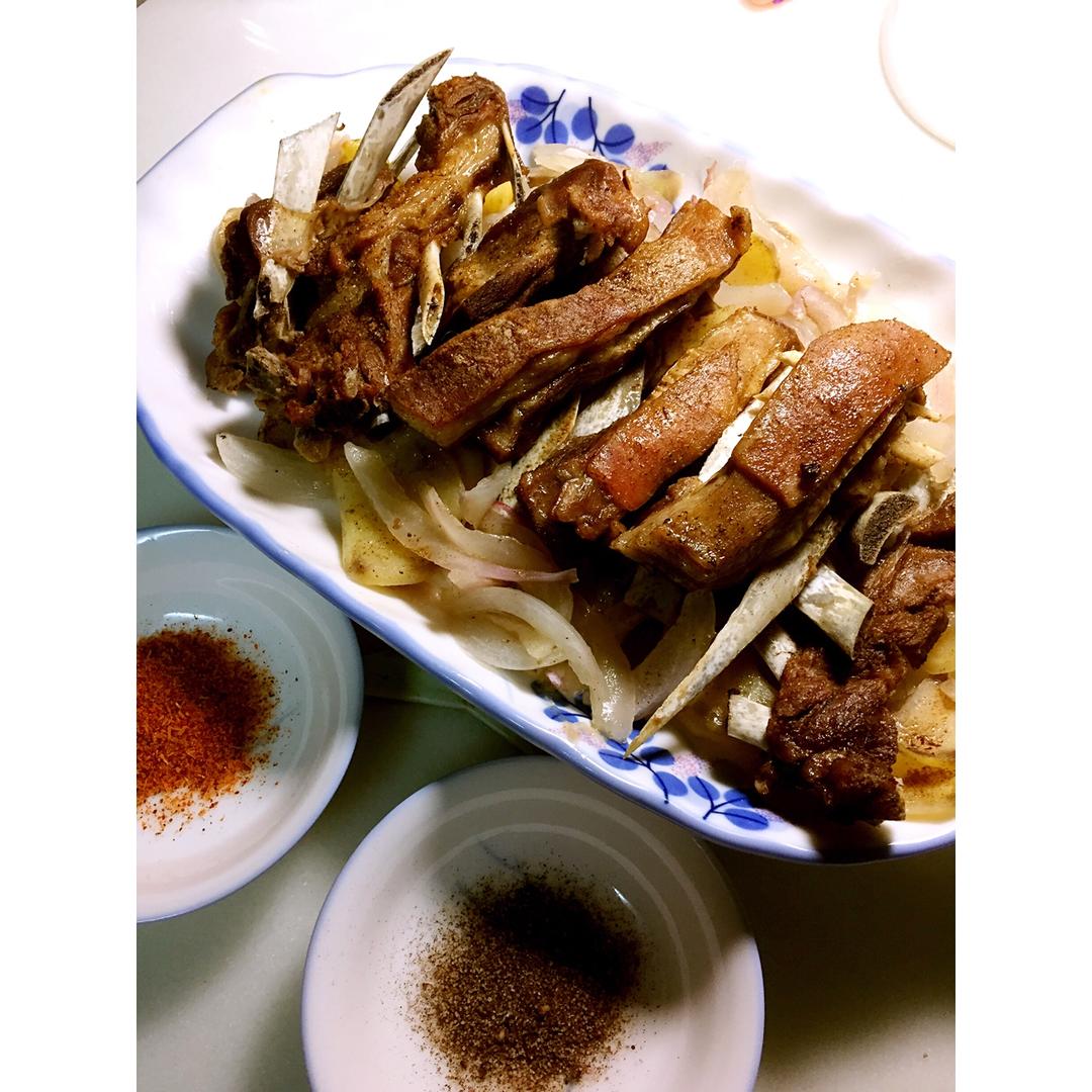 孜然烤羊排
