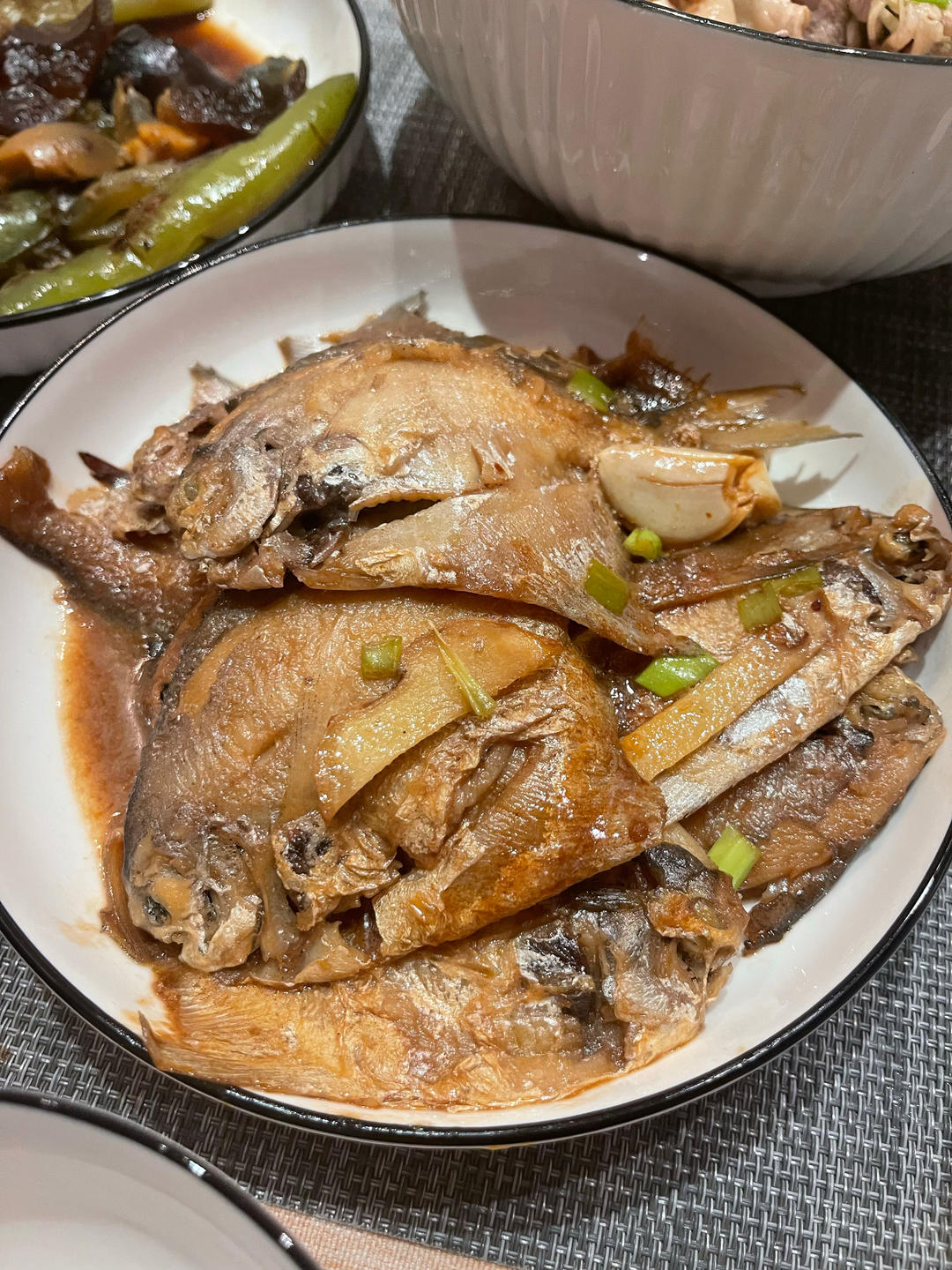 家常红烧鲳鱼