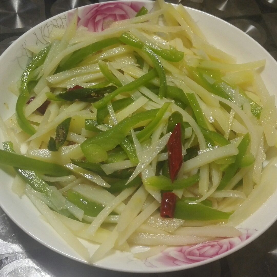清爽的凉拌土豆丝