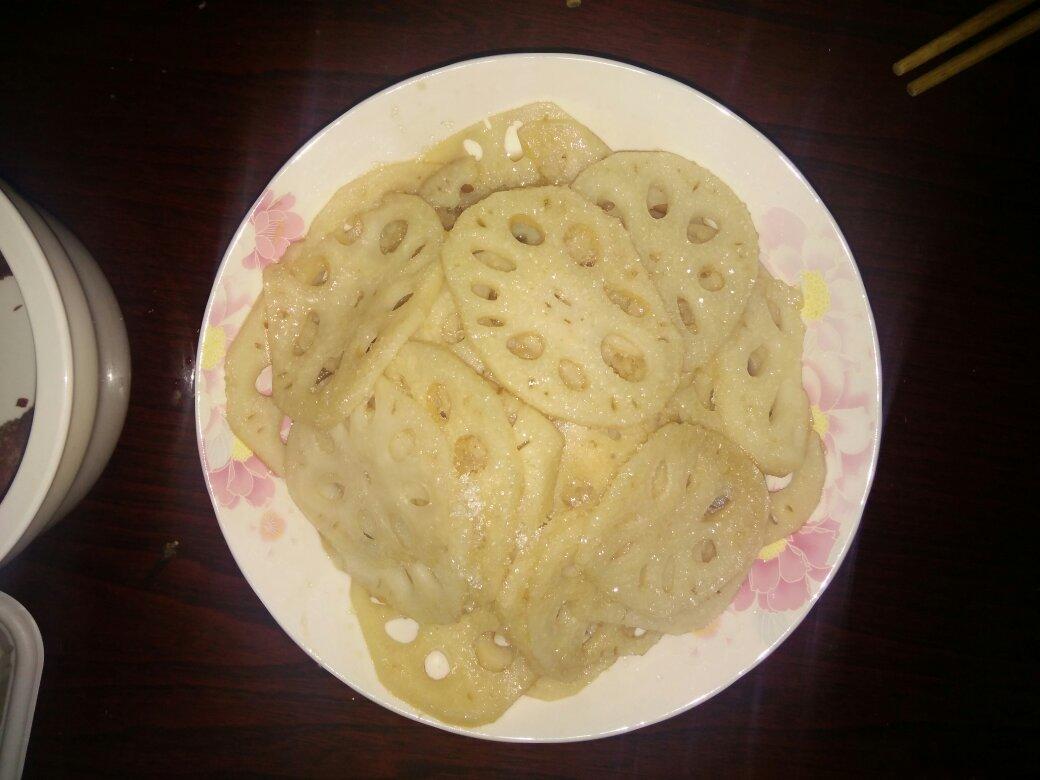 凉拌莲菜