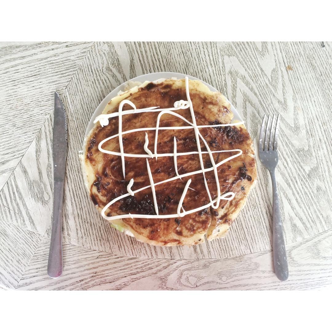 大阪烧 (Okonomiyaki)