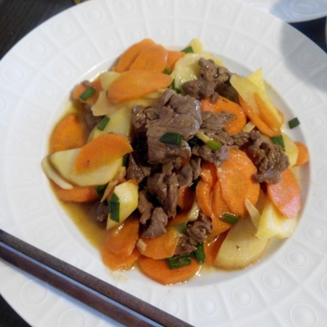 土豆炒牛肉