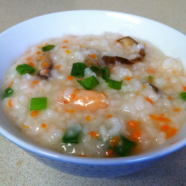 香菇虾仁粥